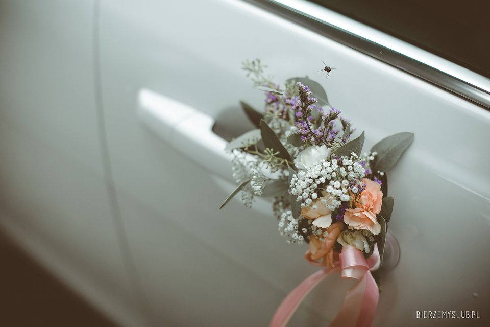 gipsowka-dekoracje-samochodu-do-slubu gipsówka dekoracje samochodu do ślubu
