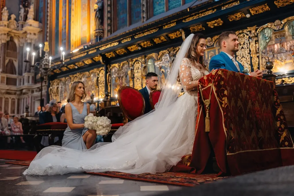 międzynarodowy ślub konkordatowy, ślub w Bazylice Mariackiej