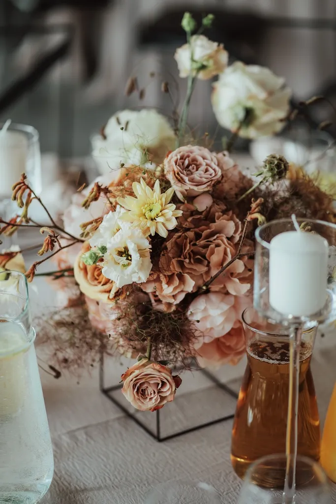 jesienne dekoracje na wesele, niskie bukiety na stół weselny, wedding planner i koncepcja dekoracji jesienne dekoracje na wesele, niskie bukiety na stół weselny, wedding planner i koncepcja dekoracji